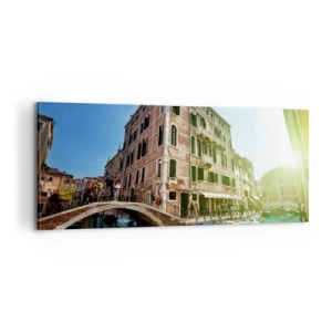 Impression sur toile - Image sur toile - Venise - Amore Moi - 100x40 cm
