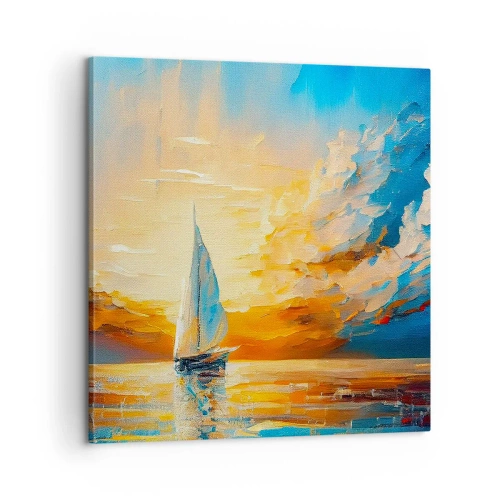 Impression sur toile - Image sur toile - Expédition en or - 60x60 cm