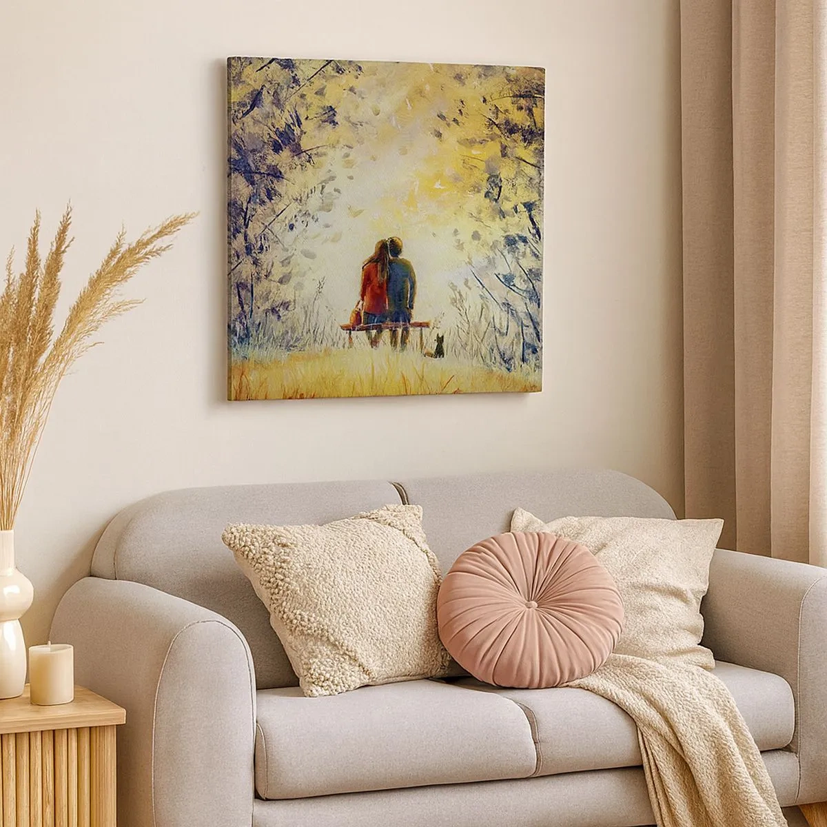 Impression sur toile - Image sur toile - Moment magique - 30x30 cm