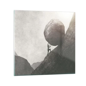 Impression sur verre - Image sur verre - Je crois contre tout espoir - 60x60 cm