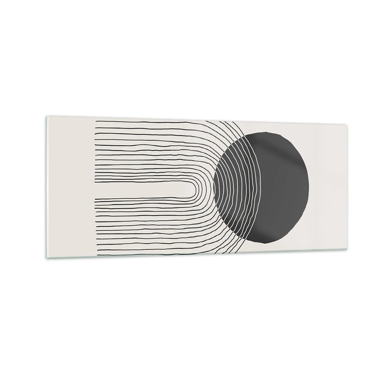 Impression sur verre - Image sur verre - Tremblement et confiance - 100x40 cm