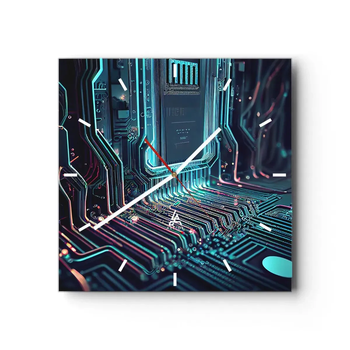 Horloge murale - Pendule murale - Je pense comme ça… - 40x40 cm