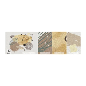 Échantillon De Papier Peint Standard Eco - Plumcologie appliquée - Abstraction, Morceau, Minimalisme - 100x30 cm