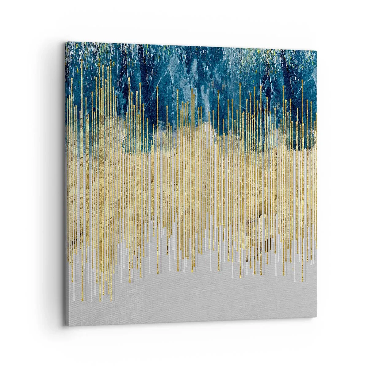 Impression sur toile - Image sur toile - Bordure dorée - 60x60 cm