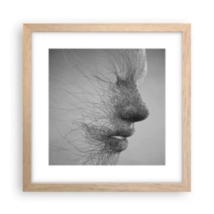 Affiche dans un chêne clair - Poster - L'esprit du vent - 30x30 cm