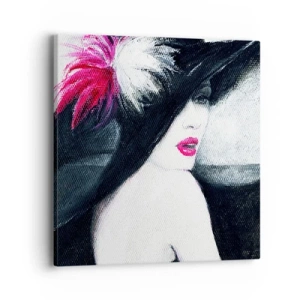 Impression sur toile - Image sur toile - Toujours un secret - 40x40 cm