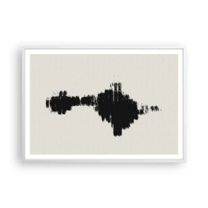 Affiche dans un cadre blanc - Poster - Vibrations de l'imagination - 100x70 cm