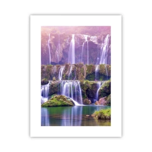 Affiche - Poster - Escalier vers le ciel - 30x40 cm