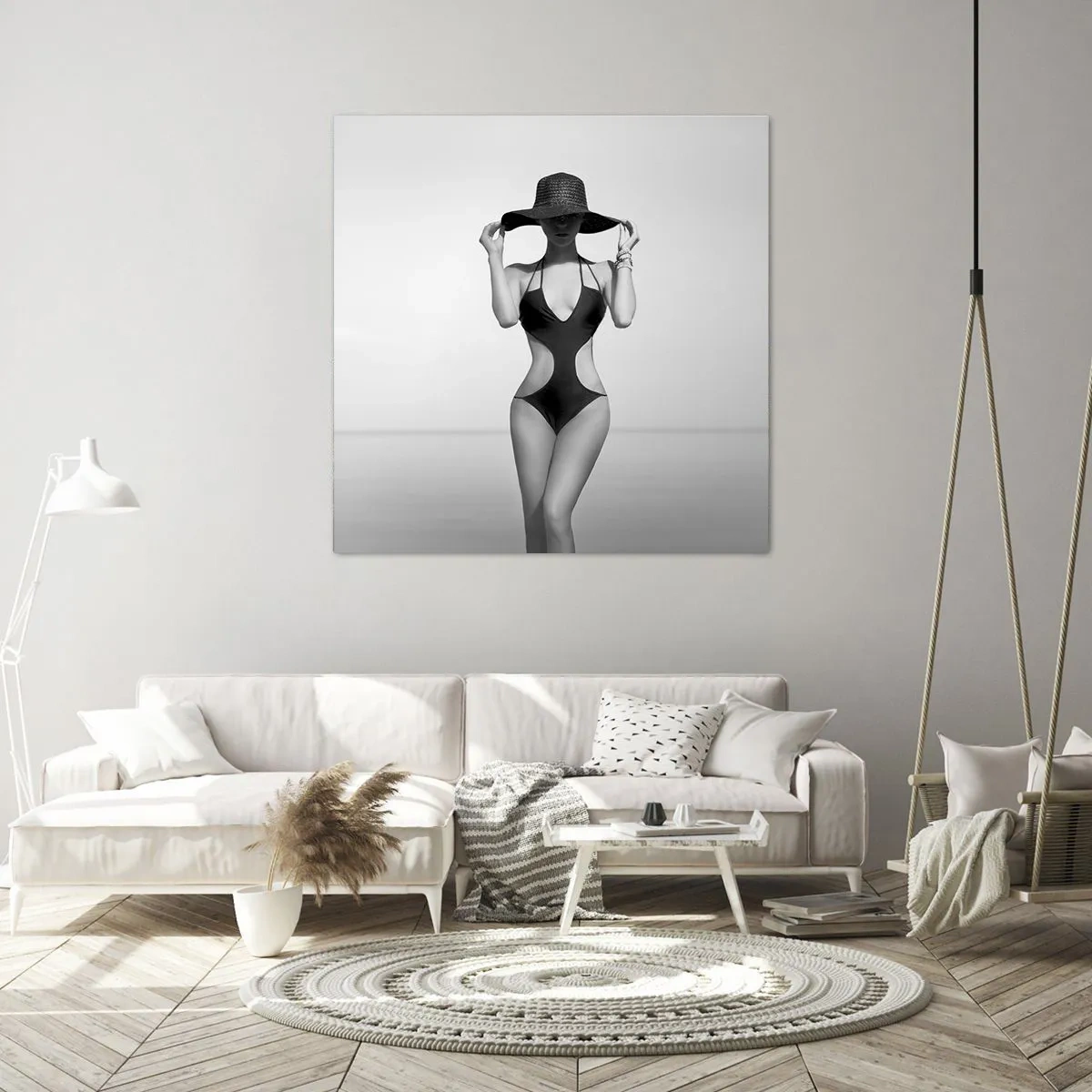 Impression sur toile - Image sur toile - Mon prénom? Élégance - 60x60 cm