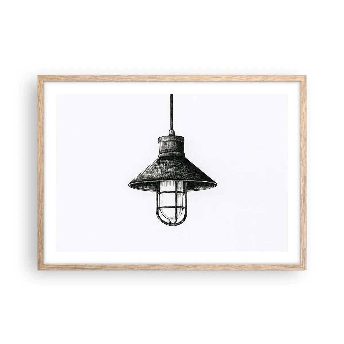 Affiche dans un chêne clair - Poster - Comme il y a des années… - 70x50 cm