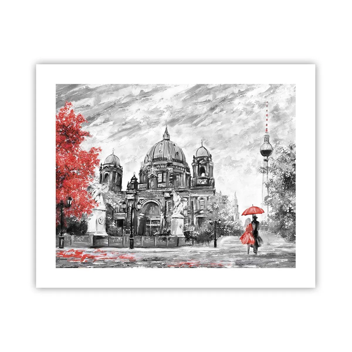 Affiche - Poster - Rencontre berlinoise - 50x40 cm