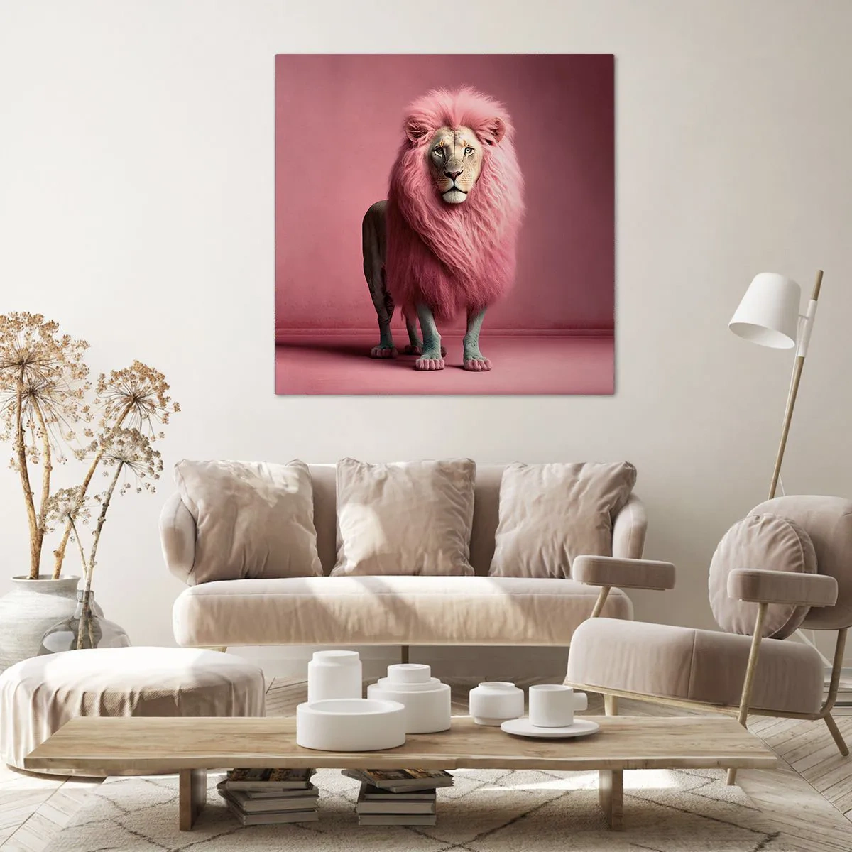 Impression sur toile - Image sur toile - Et tu n'as plus peur - 60x60 cm