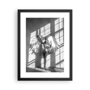 Affiche dans un cadre noir - Poster - Directement du ciel - 30x40 cm