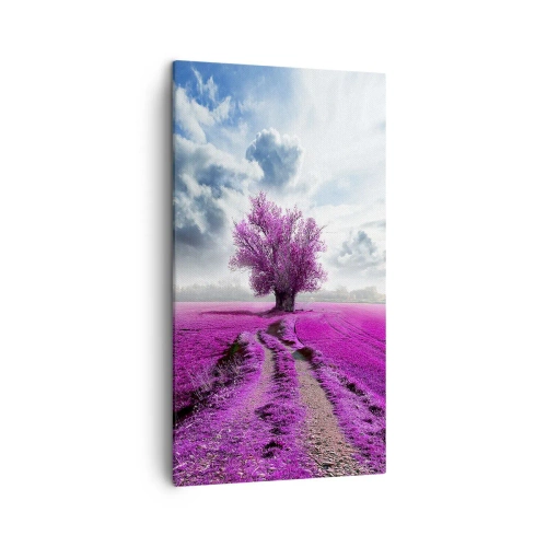 Impression sur toile - Image sur toile - Lande - nature sauvage - 45x80 cm