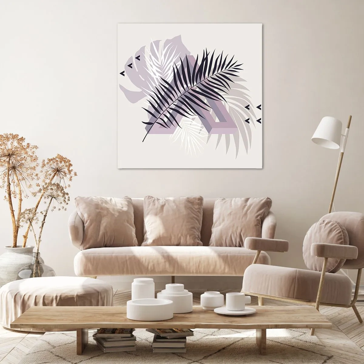 Impression sur toile - Image sur toile - L'ombre de l'obscurité - 50x50 cm