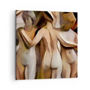 Impression sur toile - Image sur toile - Trois Grâces 2.0 - 50x50 cm