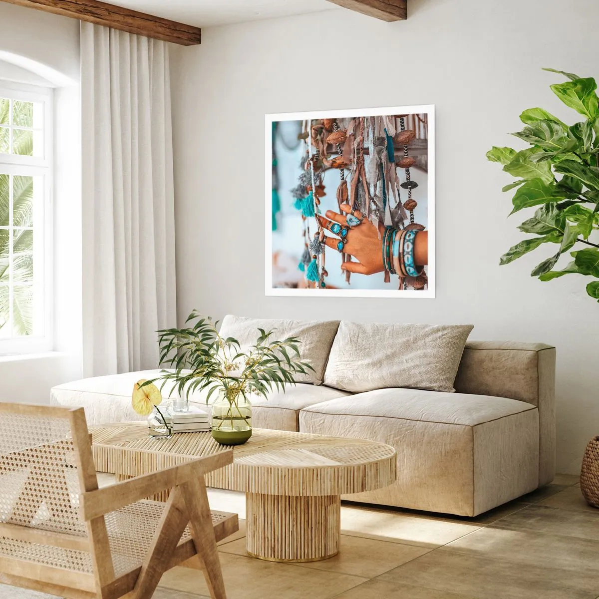 Affiche - Poster - Trésor local - 40x40 cm