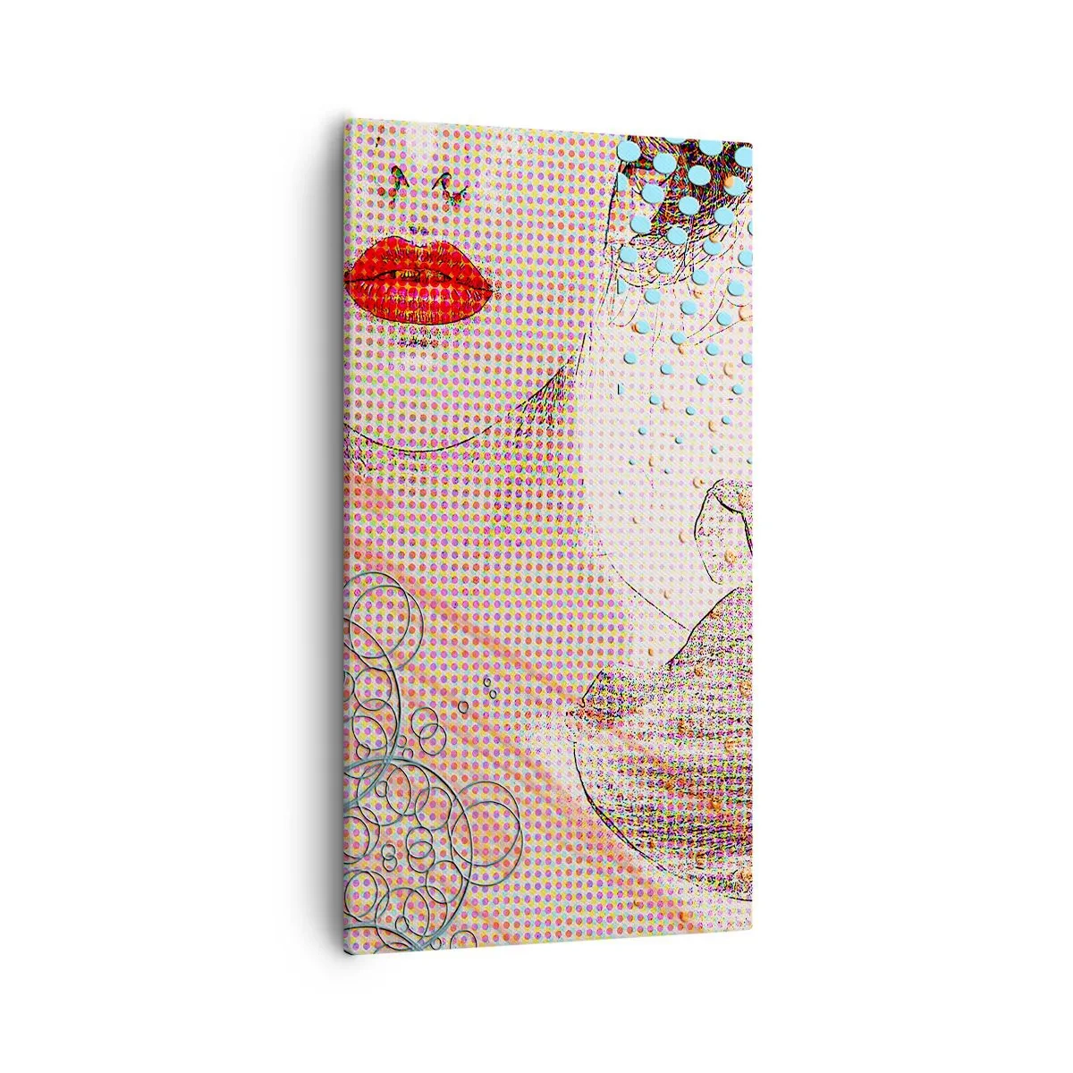 Impression sur toile - Image sur toile - Héroïne de bande dessinée - 55x100 cm