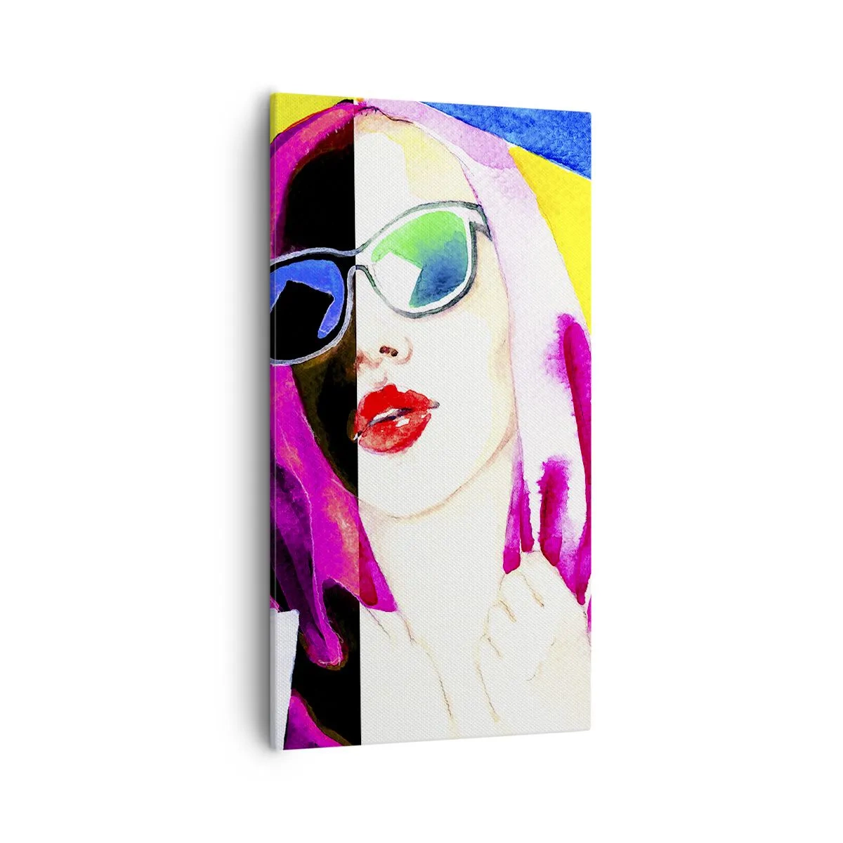 Impression sur toile - Image sur toile - je ne suis pas blanche et je ne suis pas noire - 55x100 cm