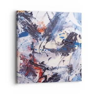 Impression sur toile - Image sur toile - La danse folle de l'abstrait - 30x30 cm