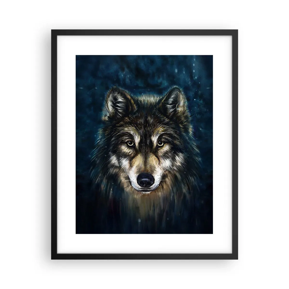 Affiche dans un cadre noir - Poster - Alpha? Et oméga - 40x50 cm