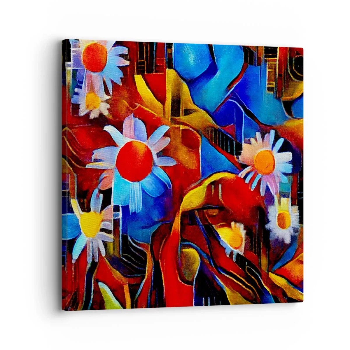 Impression sur toile - Image sur toile - Les couleurs de la vie - 30x30 cm