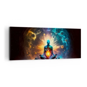 Impression sur toile - Image sur toile - Paix cosmique - 100x40 cm