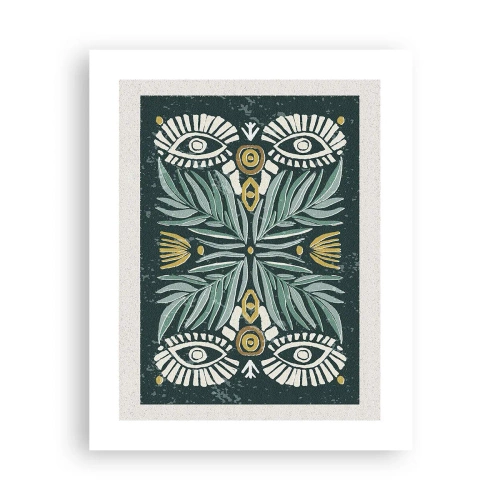 Affiche - Poster - Comme une découpe folklorique - 40x50 cm