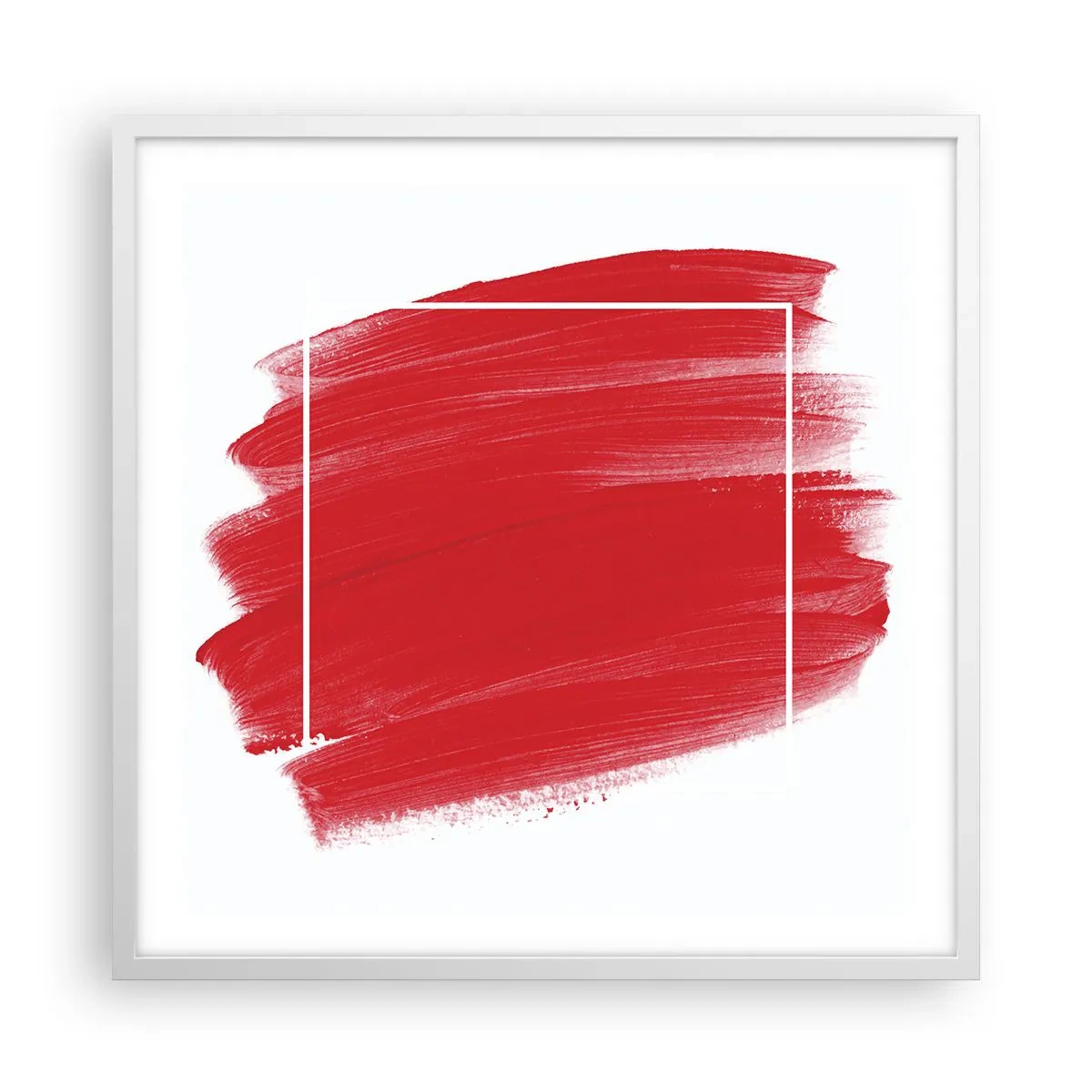 Affiche dans un cadre blanc - Poster - En dehors du cadre - 60x60 cm