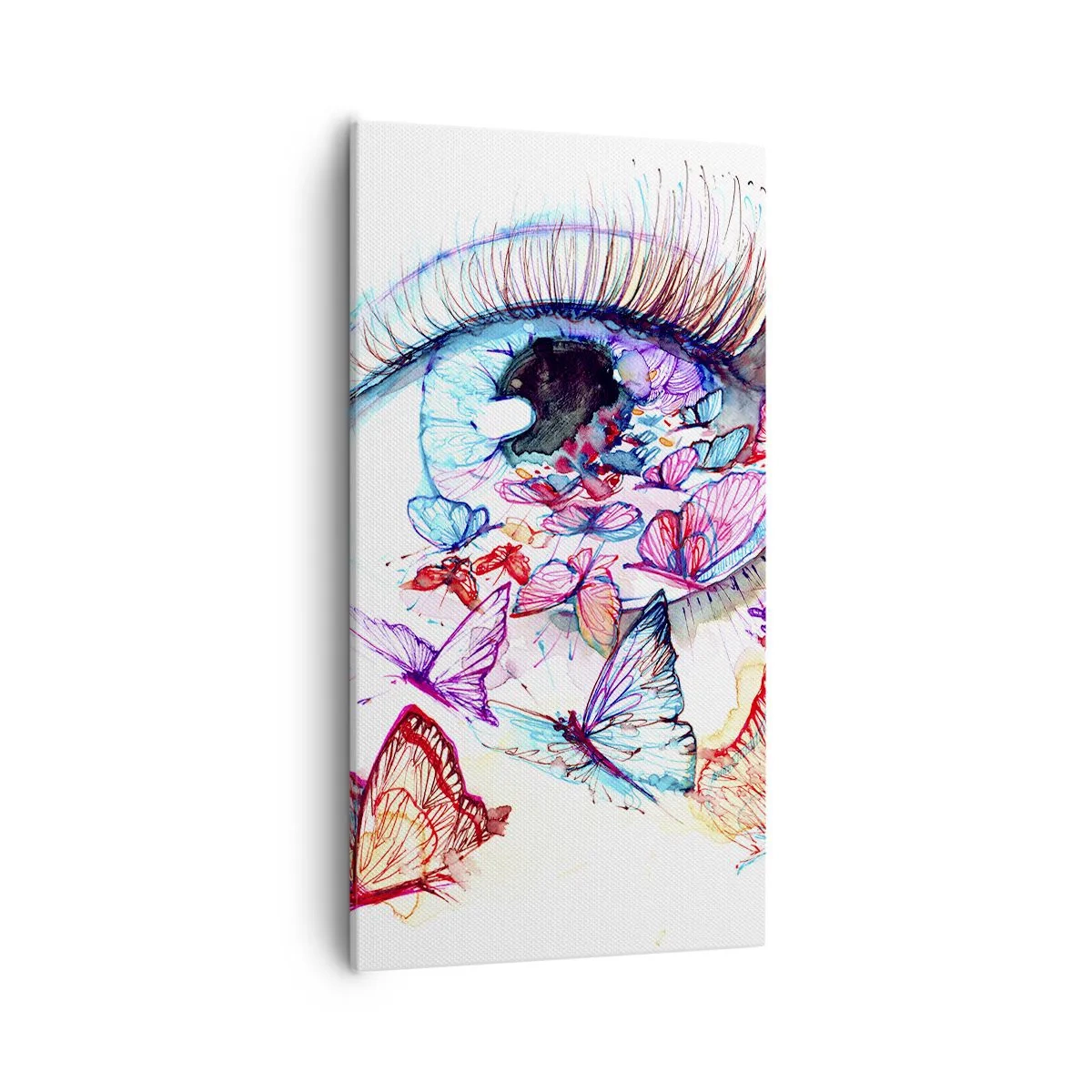 Impression sur toile - Image sur toile - Charme des yeux de conte de fées - 55x100 cm
