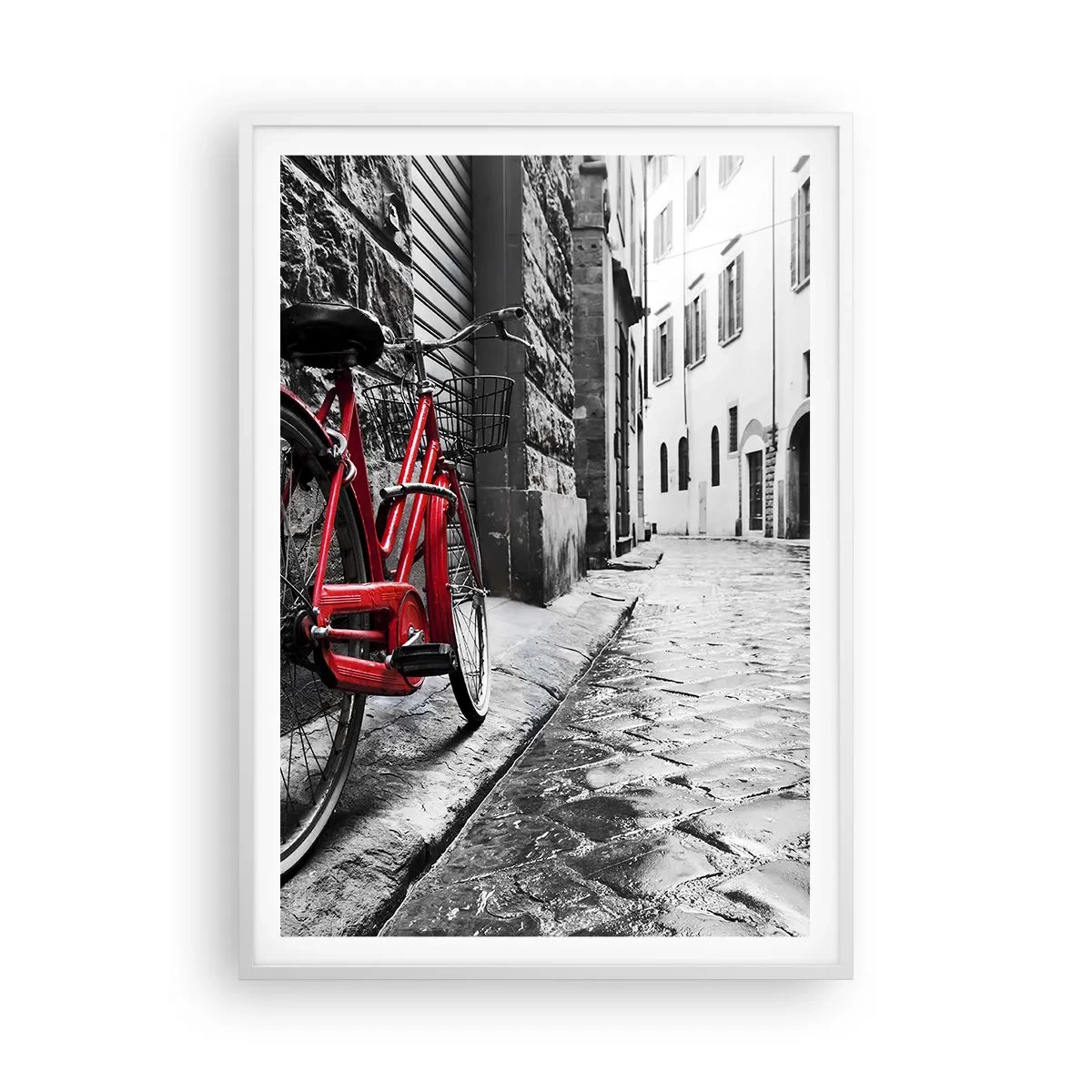 Affiche dans un cadre blanc - Poster - La vraie beauté ne vieillit pas - 70x100 cm