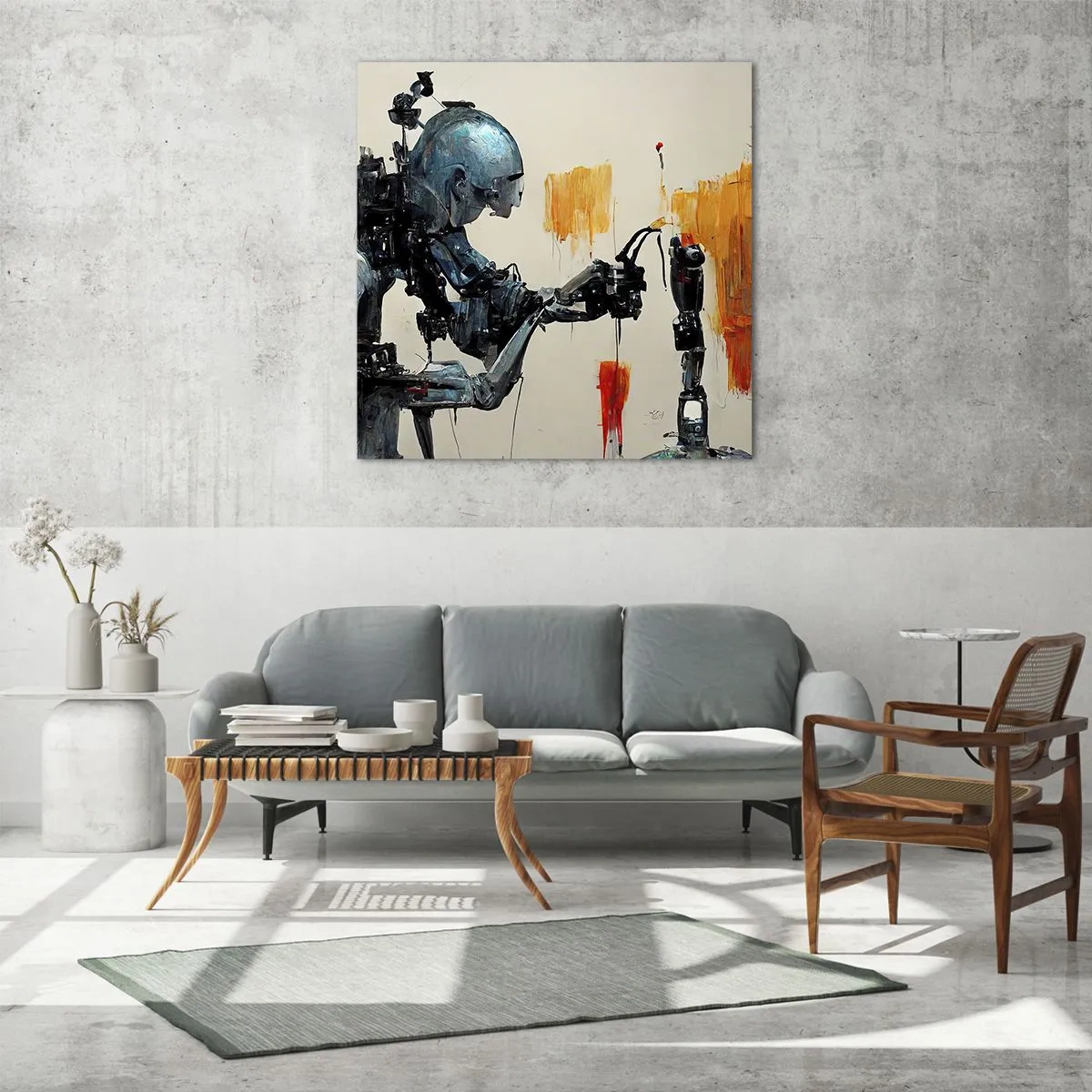 Impression sur verre - Image sur verre - Déjà demain… - 70x70 cm