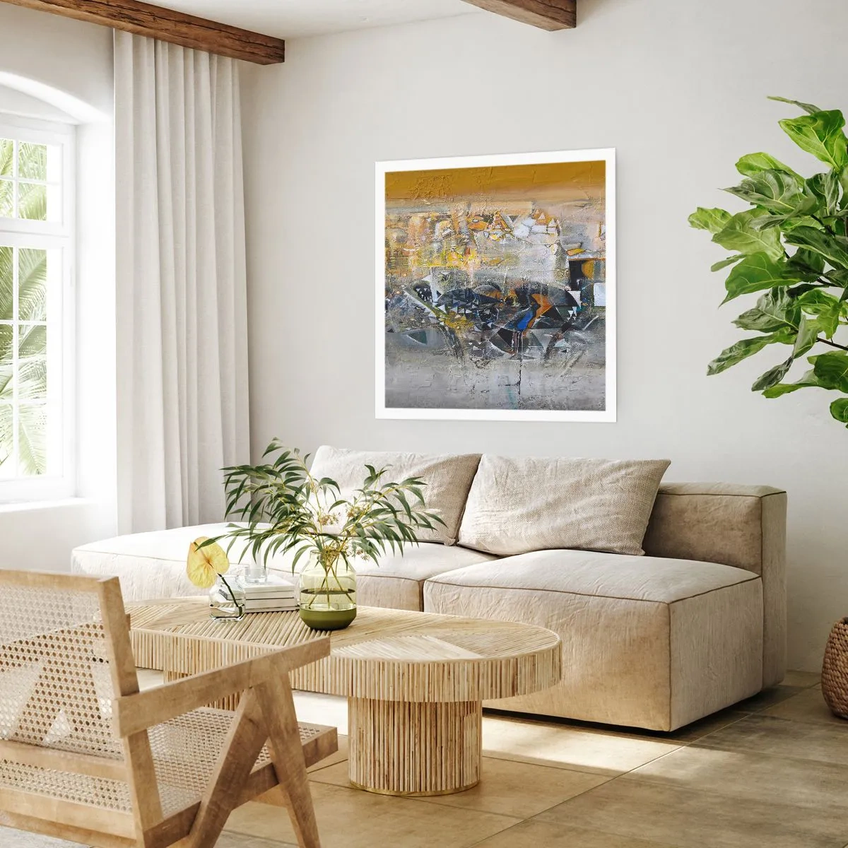 Affiche - Poster - Tout se met en place - 50x50 cm