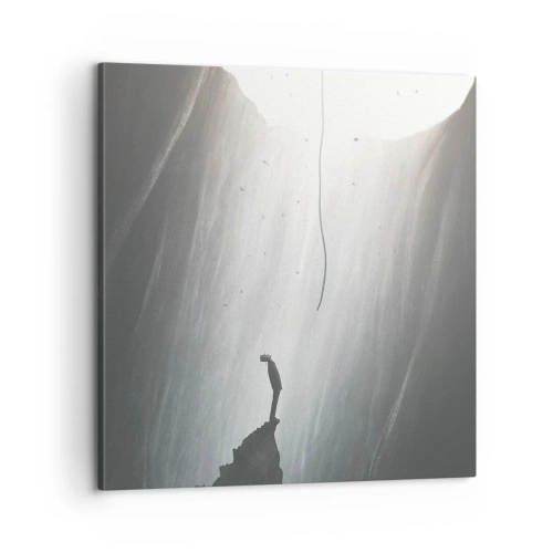 Impression sur toile - Image sur toile - Il y a toujours une issue - 60x60 cm