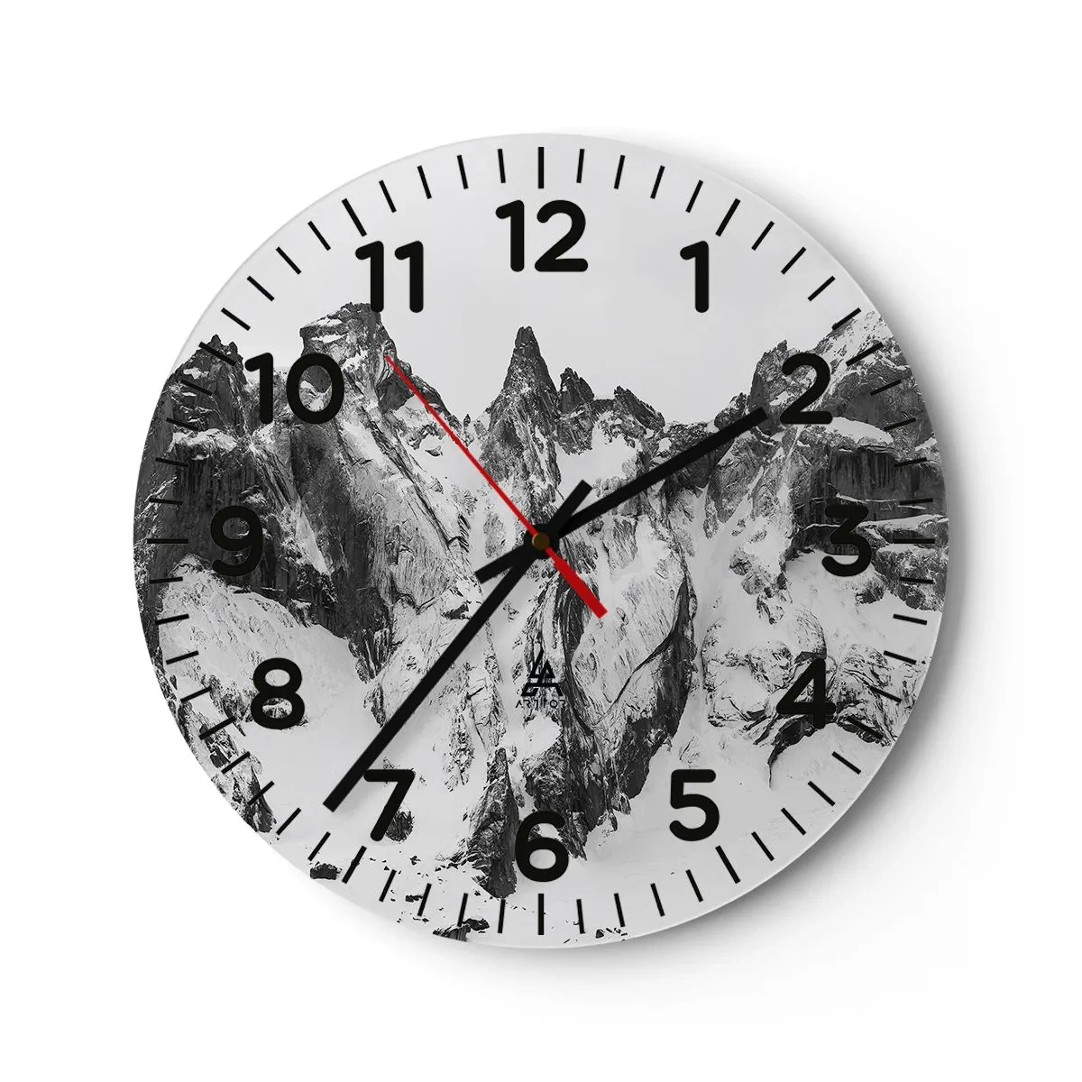 Horloge murale - Pendule murale - Crête dangereuse de granit - 40x40 cm