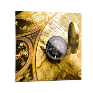 Impression sur verre - Image sur verre - Ou peut-être jusqu'au bout du monde ? - 40x40 cm