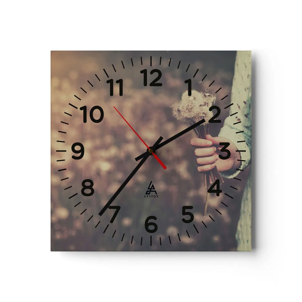 Horloge murale - Pendule murale - Merci de les garder - 30x30 cm