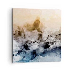 Impression sur toile - Image sur toile - Noyé dans un nuage de brouillard - 60x60 cm