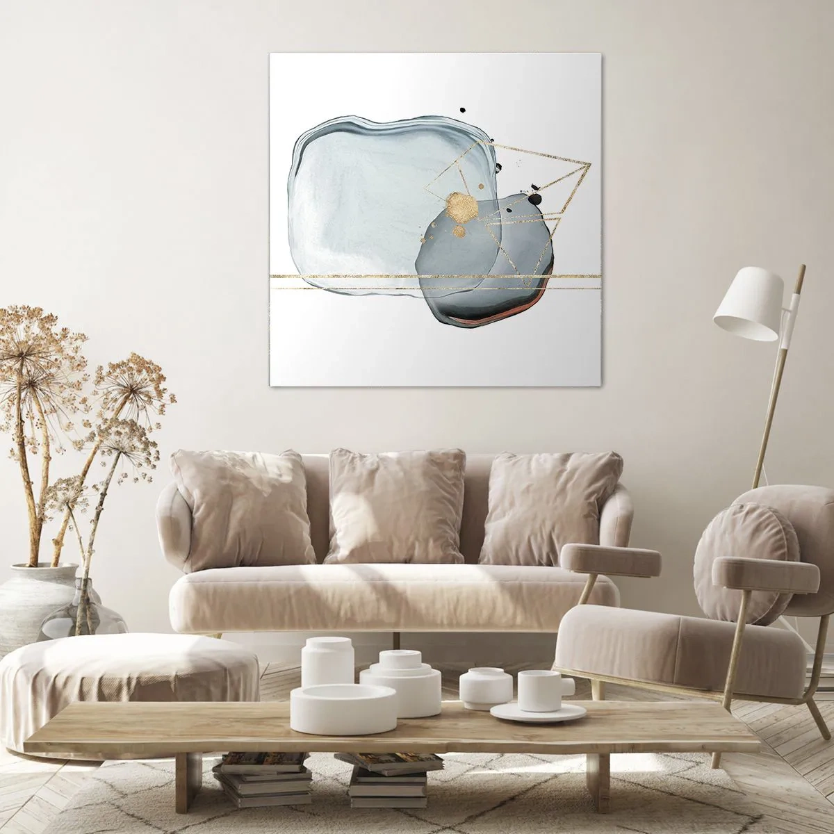 Impression sur toile - Image sur toile - Etude des gouttes - 30x30 cm