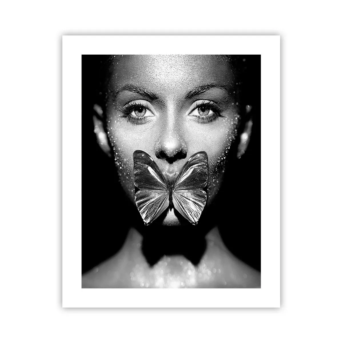 Affiche - Poster - Baiser papillon - 40x50 cm
