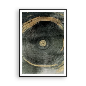 Affiche dans un cadre noir - Poster - Changement et persistance - 70x100 cm