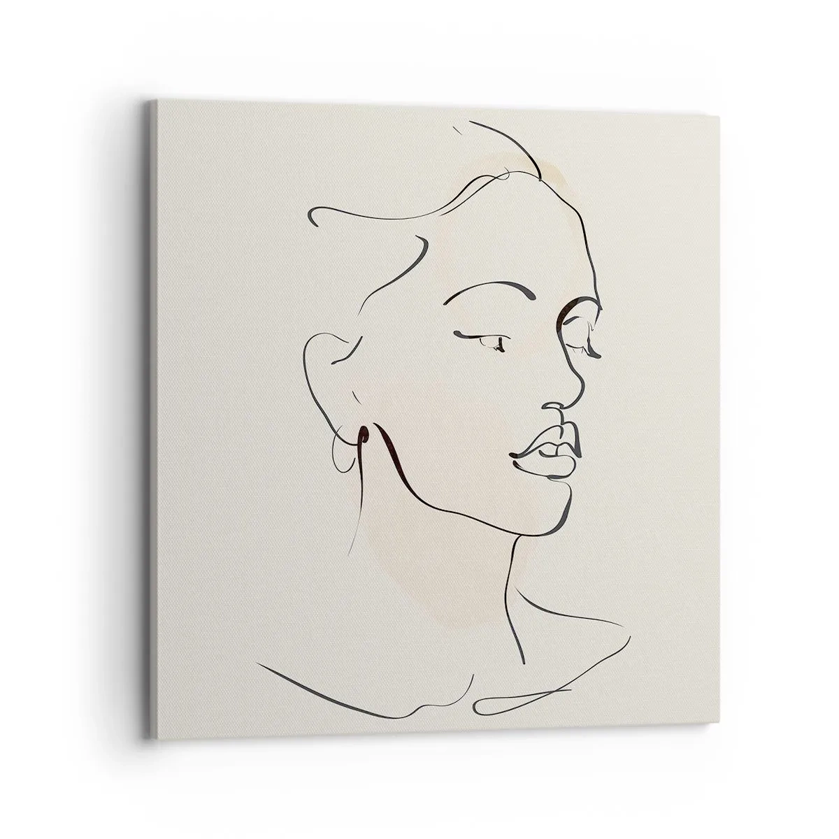 Impression sur toile - Image sur toile - Une ligne certaine - 70x70 cm