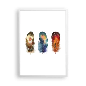 Affiche dans un cadre blanc - Poster - Rituels, cérémonies, secrets - 50x70 cm