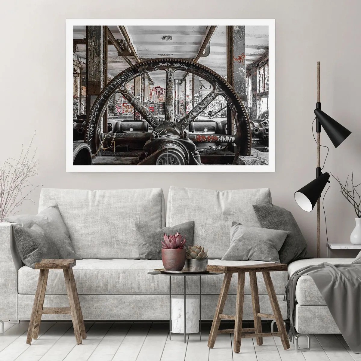 Affiche - Poster - Vie secrète d'une usine - 70x50 cm