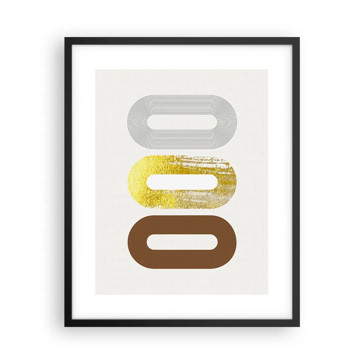 Affiche dans un cadre noir - Poster - Ooo! - 40x50 cm