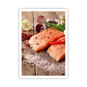 Affiche - Poster - Aventure norvégienne dans la cuisine - 70x100 cm