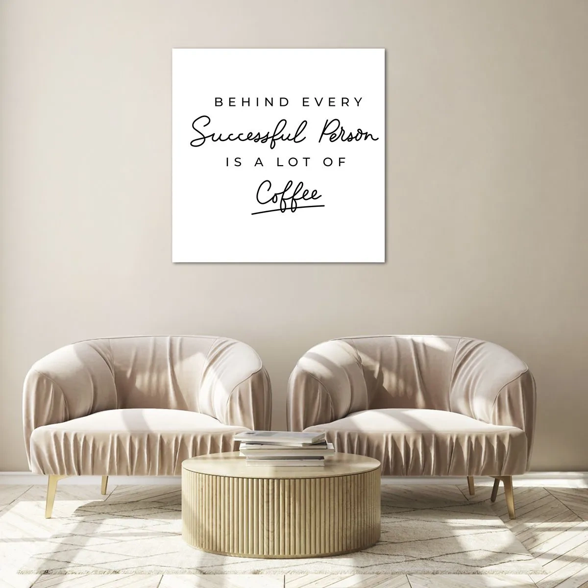 Impression sur verre - Image sur verre - Secret du succès - 50x50 cm