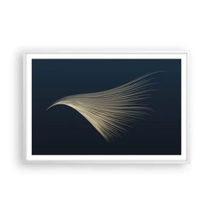 Affiche dans un cadre blanc - Poster - Comme les cheveux d'un ange - 91x61 cm