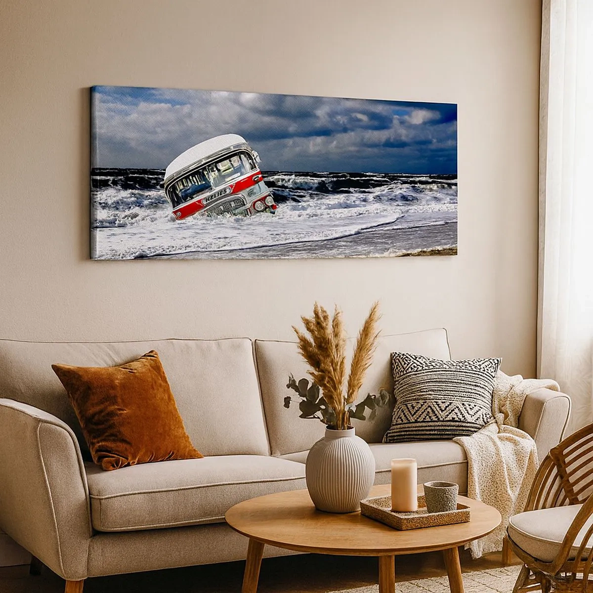 Impression sur toile - Image sur toile - Et qu'est-ce qui vous étonne ? - 100x40 cm