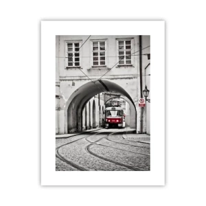 Affiche - Poster - Dans le labyrinthe de la ville - 30x40 cm